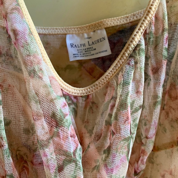 Ralph Lauren slip dress sheer - Picture 3 of 3